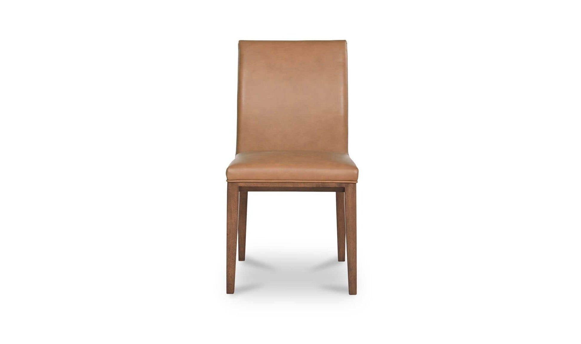 Frankie Dining Chair Tan Leather-Set Of Two by Moe's Home Collection - view 8