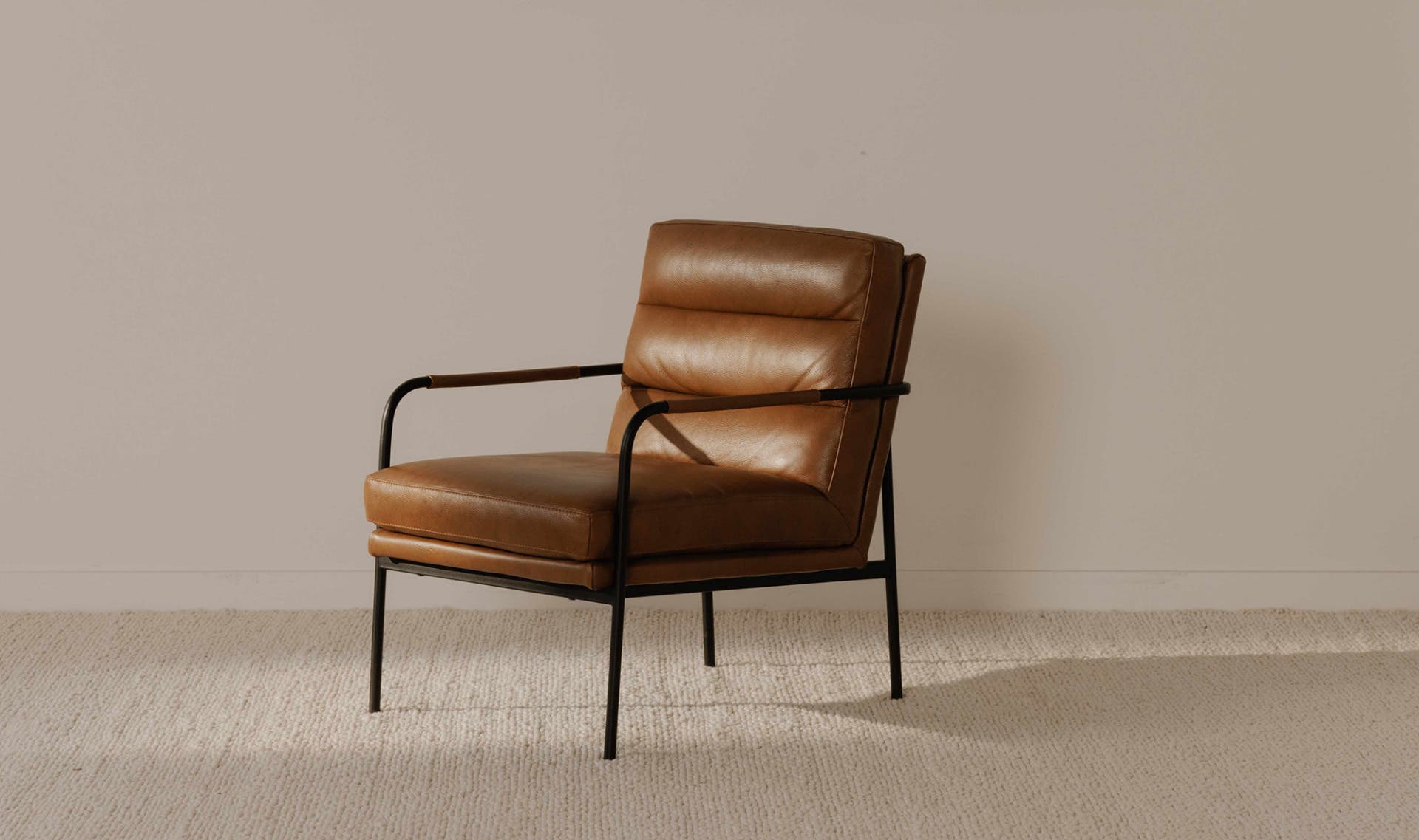Verlaine Armchair Chestnut Brown by Moe's Home Collection - view 15