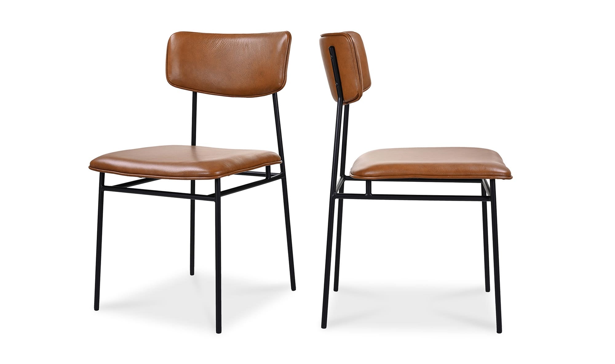 Sailor Dining Chair Brown - Set Of Two by Moe's Home Collection - view 5