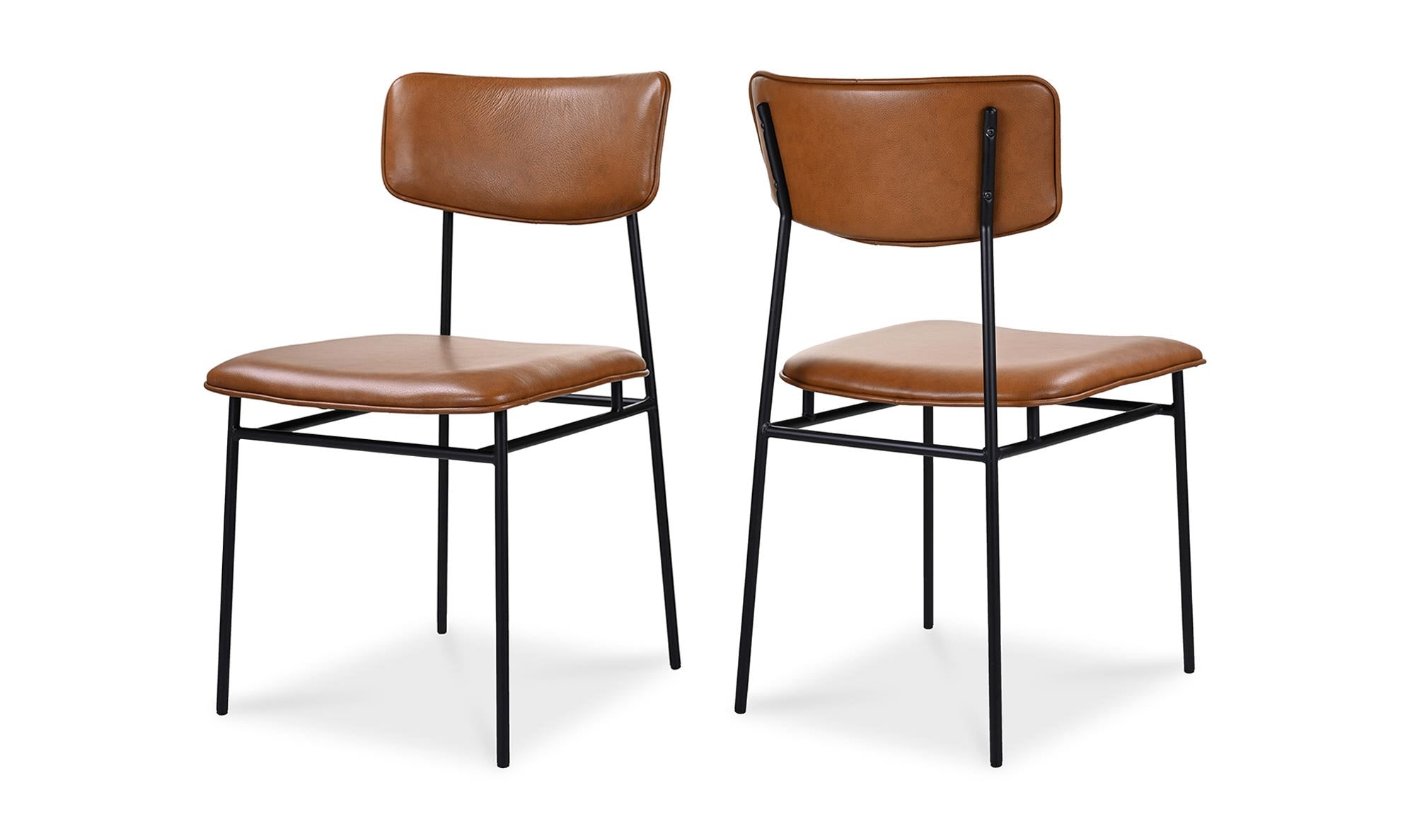 Sailor Dining Chair Brown - Set Of Two by Moe's Home Collection - view 8