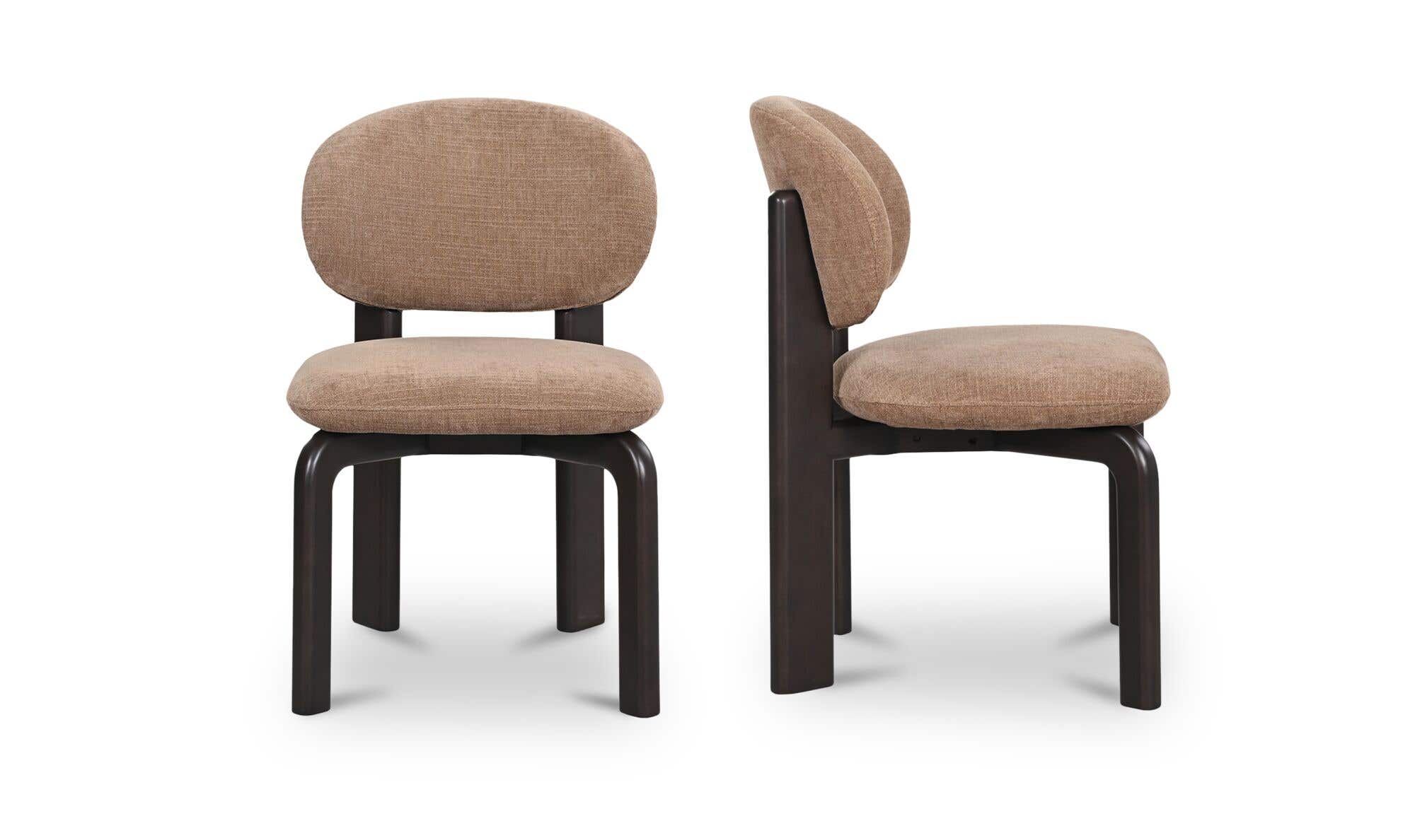 Sami Dining Chair Brown Set Of Two by Moe's Home Collection - view 10