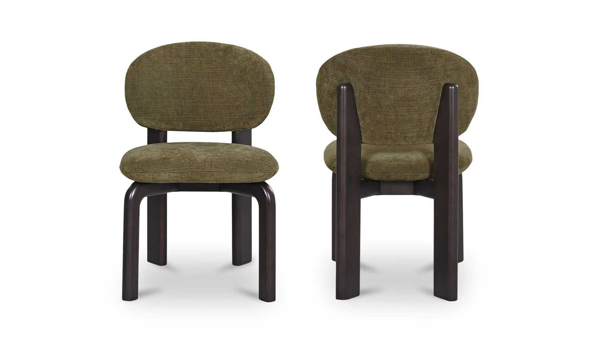 Sami Dining Chair Olive Set of Two by Moe's Home Collection - view 6