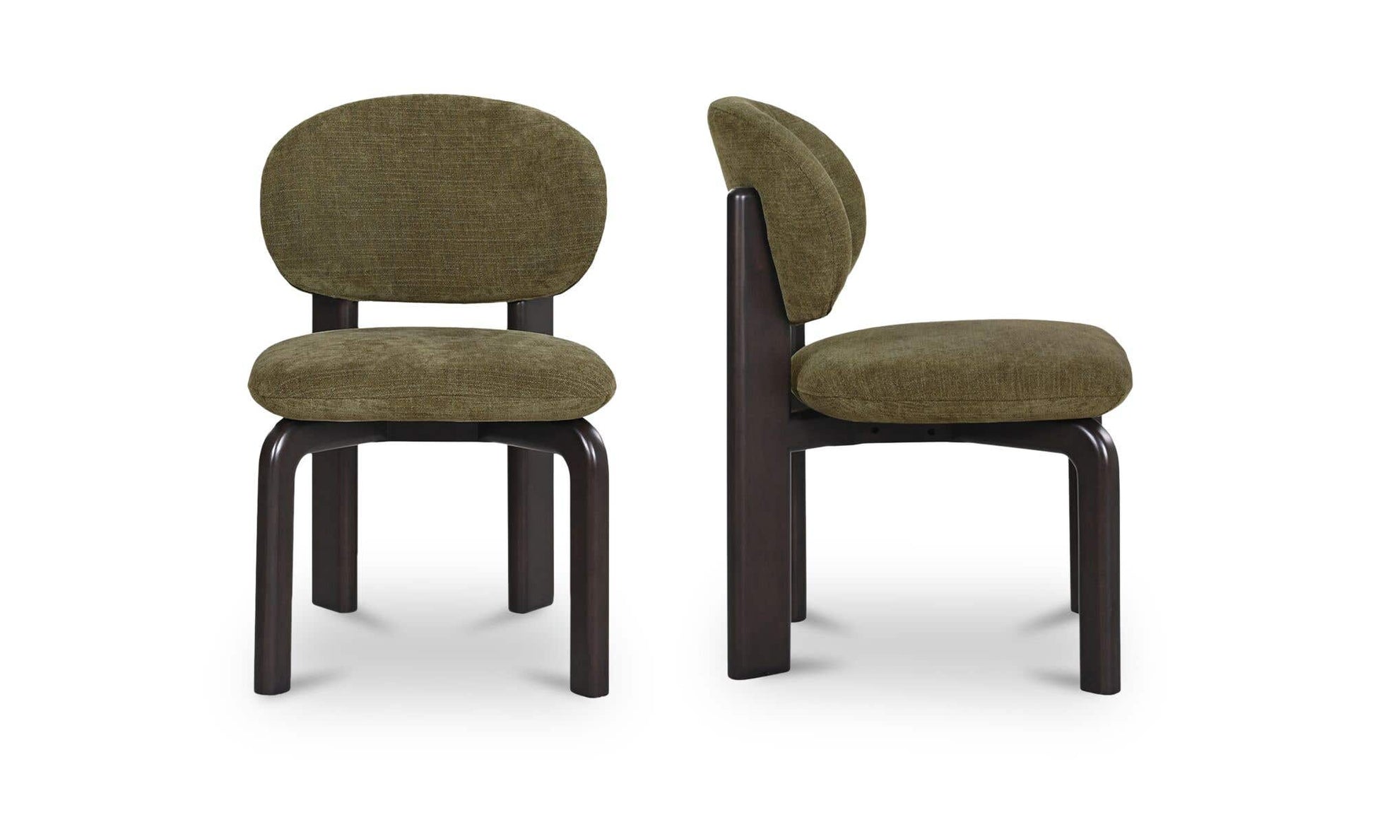 Sami Dining Chair Olive Set of Two by Moe's Home Collection - view 5