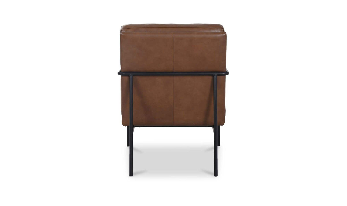 Sterling Accent Chair Brown Leather by Moe's Home Collection - view 6