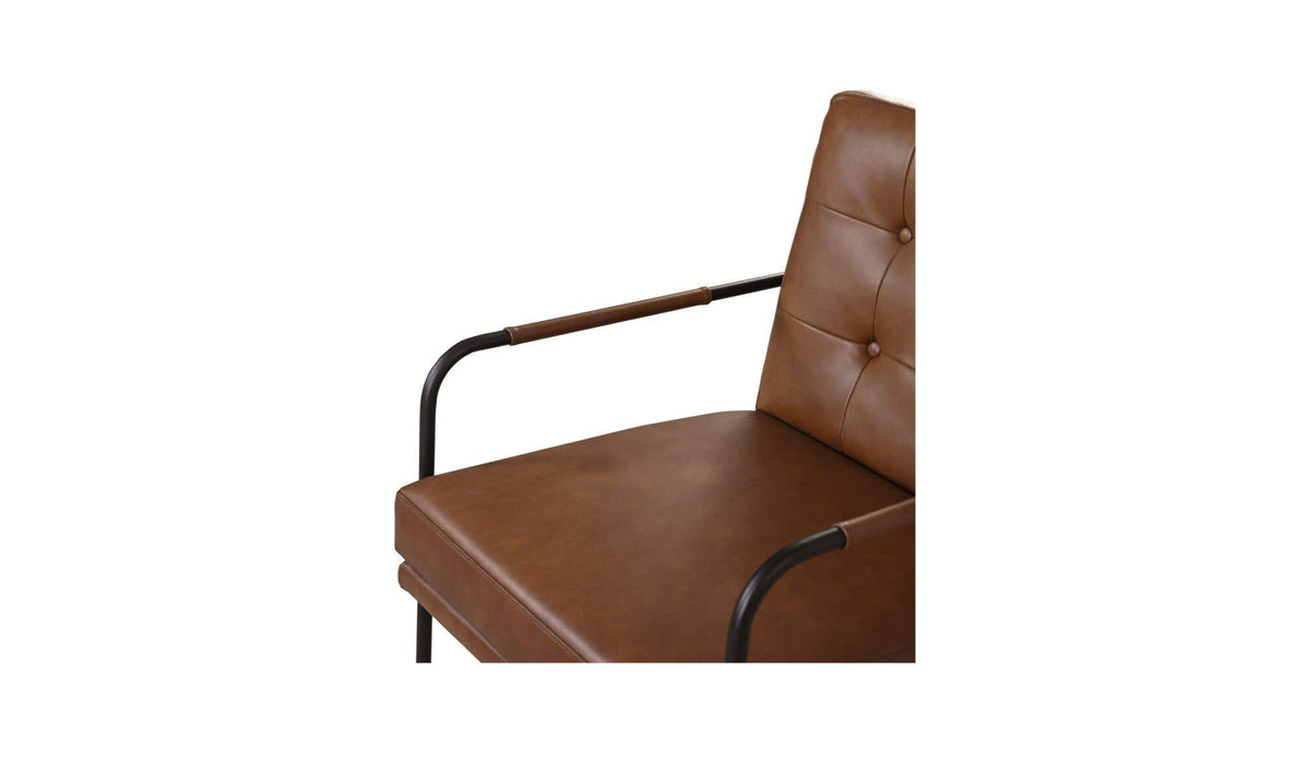 Sterling Accent Chair Brown Leather by Moe's Home Collection - view 8