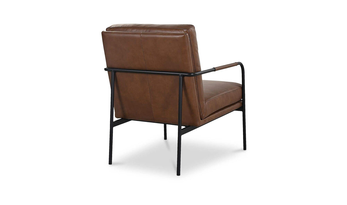 Sterling Accent Chair Brown Leather by Moe's Home Collection - view 7