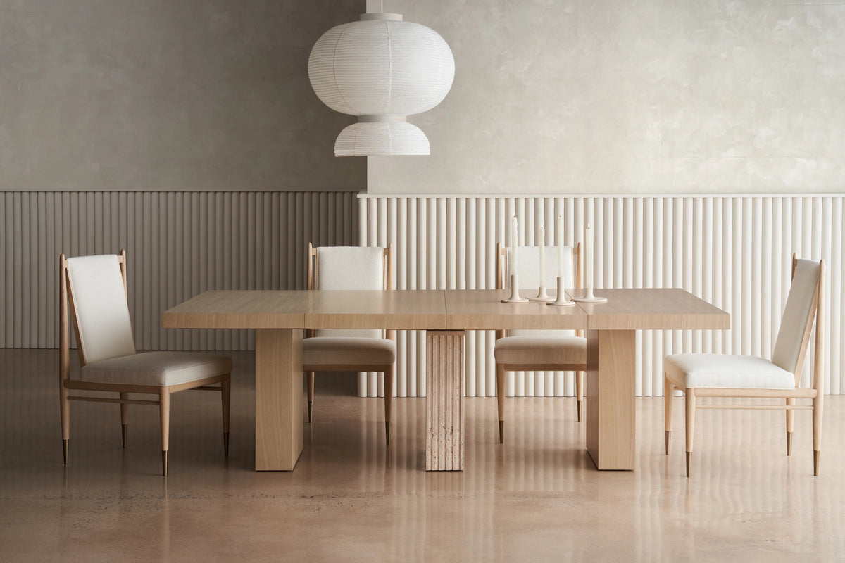 Unity Light Dining Table Sun Drenched Oak 48" by Caracole - view 4