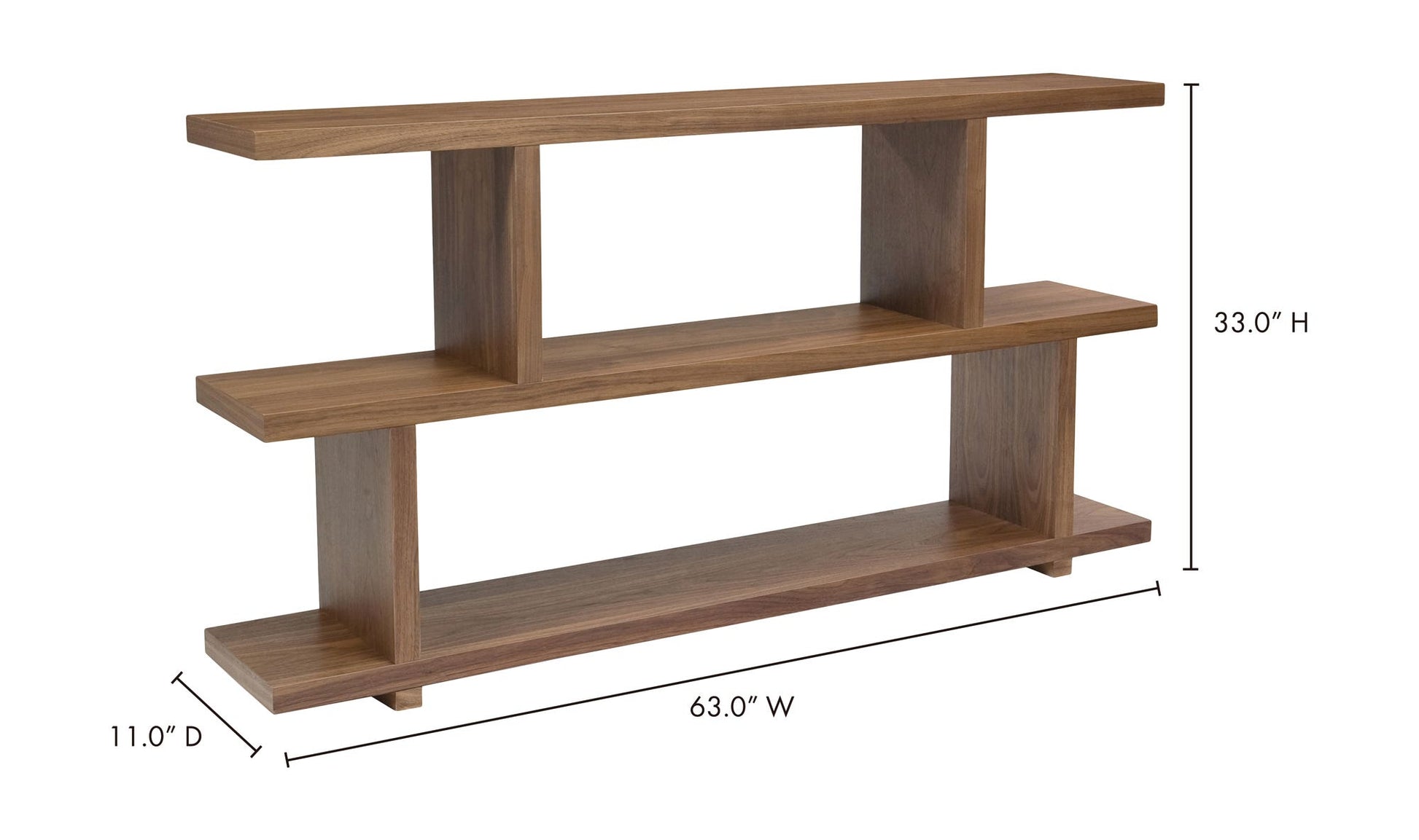 Miri Small Shelf Brown by Moe's Home Collection - view 13