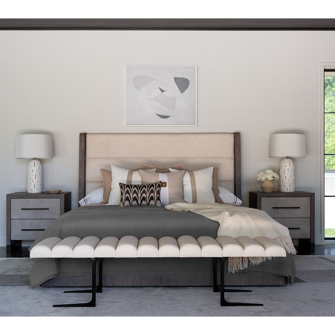 Erinn V X Universal  2 Drawer Night Table