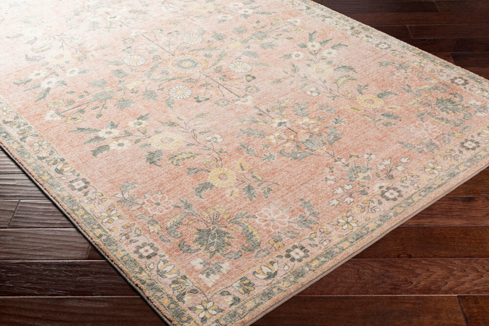 Erin Cream/Wheat Machine Woven Rug ERN-2308 - corner