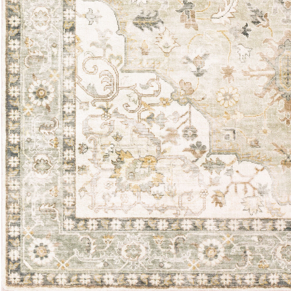 Erin Cream/Tan Machine Woven Rug - swatch