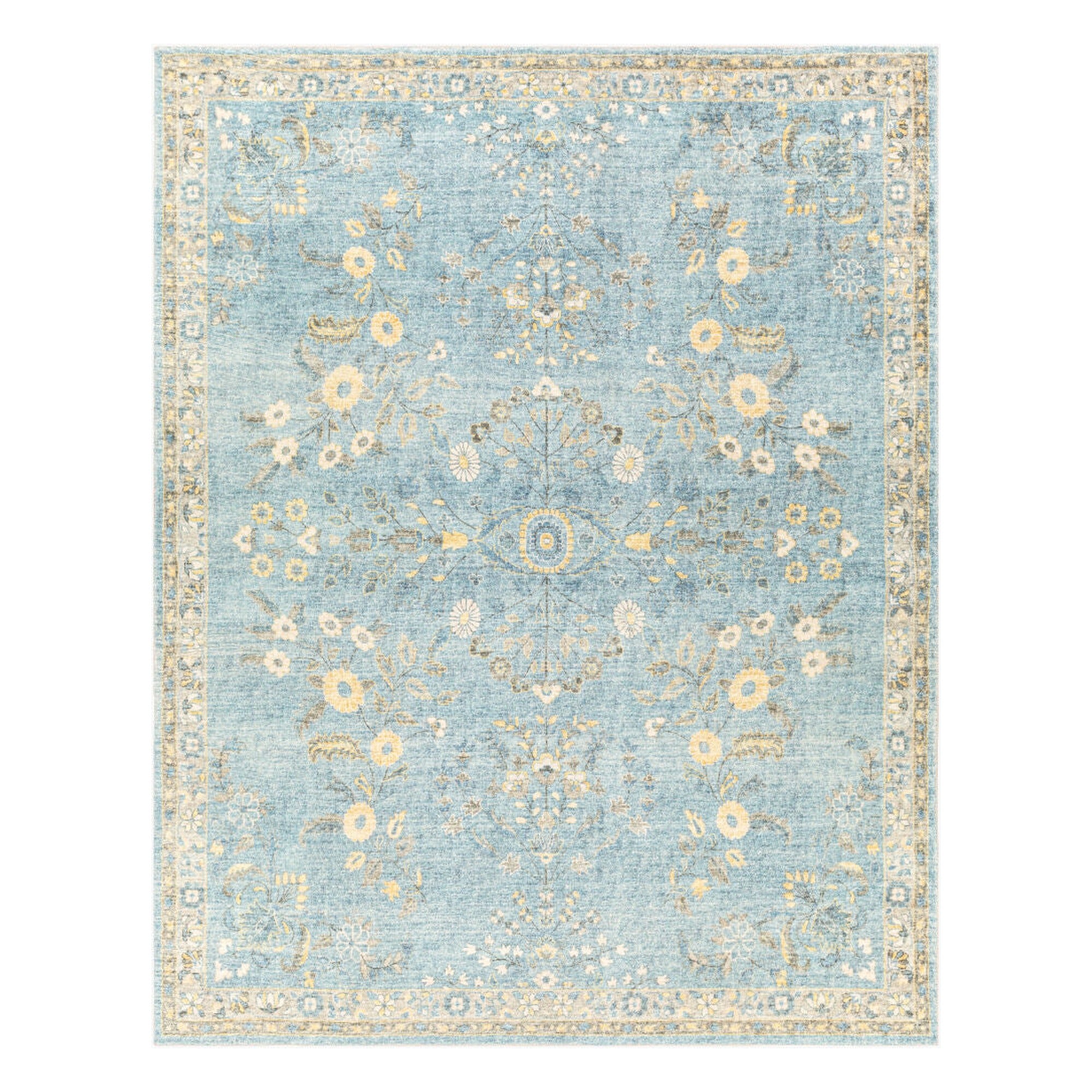 Erin Cream/Wheat Machine Woven Rug ERN-2311 - 2' x 2'11"