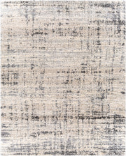 Eskimo Shag Black/Light Gray Machine Woven Rug ESG-2300 - 5'3" x 7'