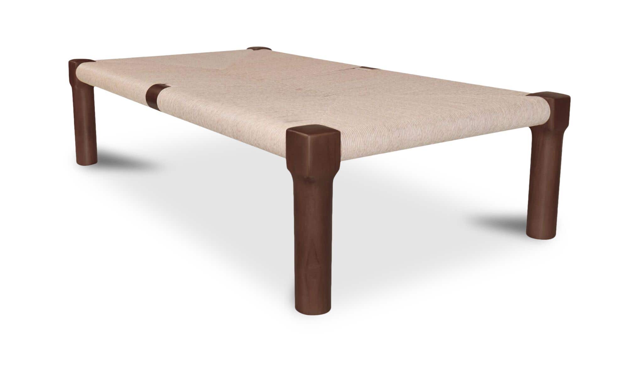 Kaia Outdoor Coffee Table Dark Brown by Moe's Home Collection - view 4
