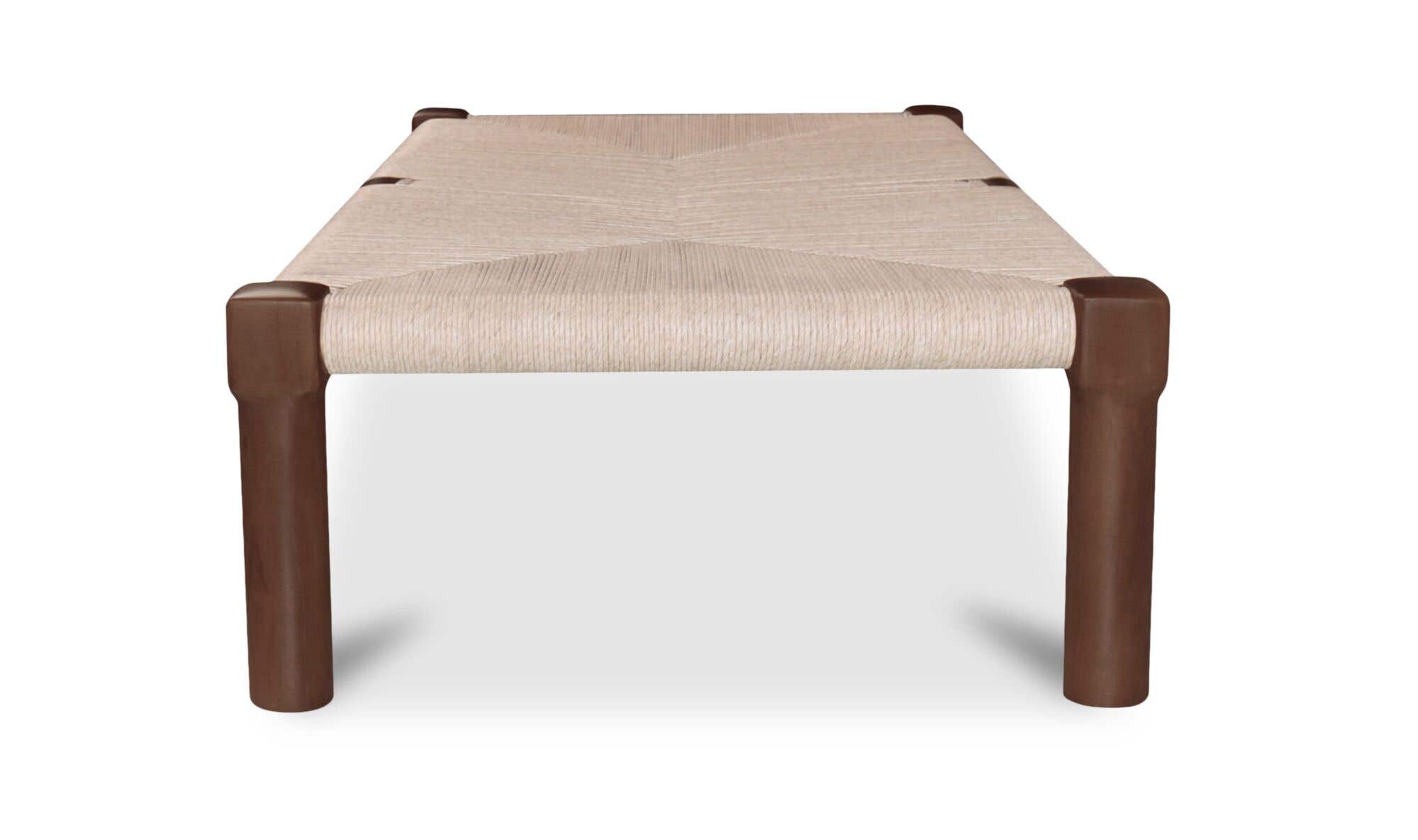 Kaia Outdoor Coffee Table Dark Brown by Moe's Home Collection - view 5