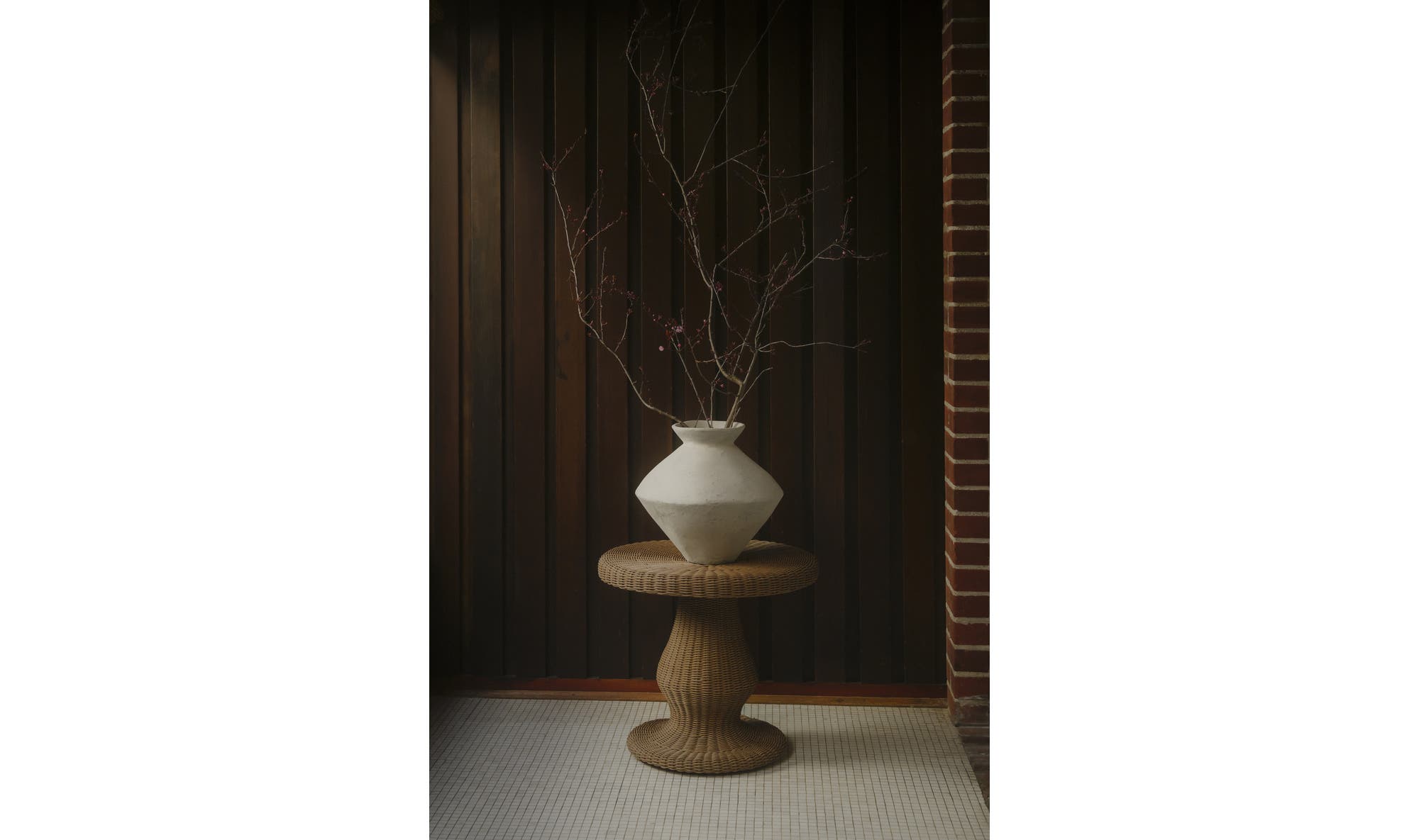 Emmeline Outdoor Side Table Natural by Moe's Home Collection - view 9
