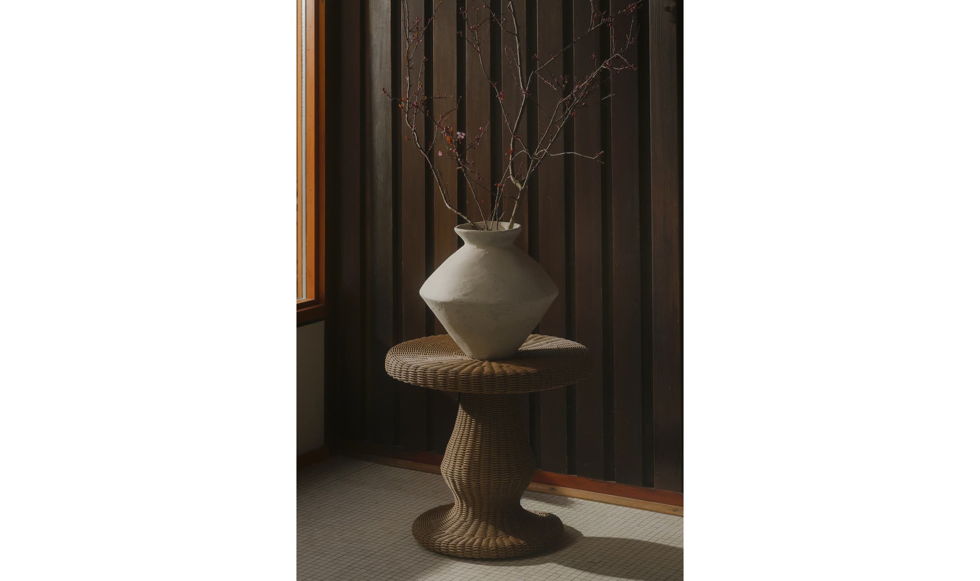 Emmeline Outdoor Side Table Natural by Moe's Home Collection - view 11