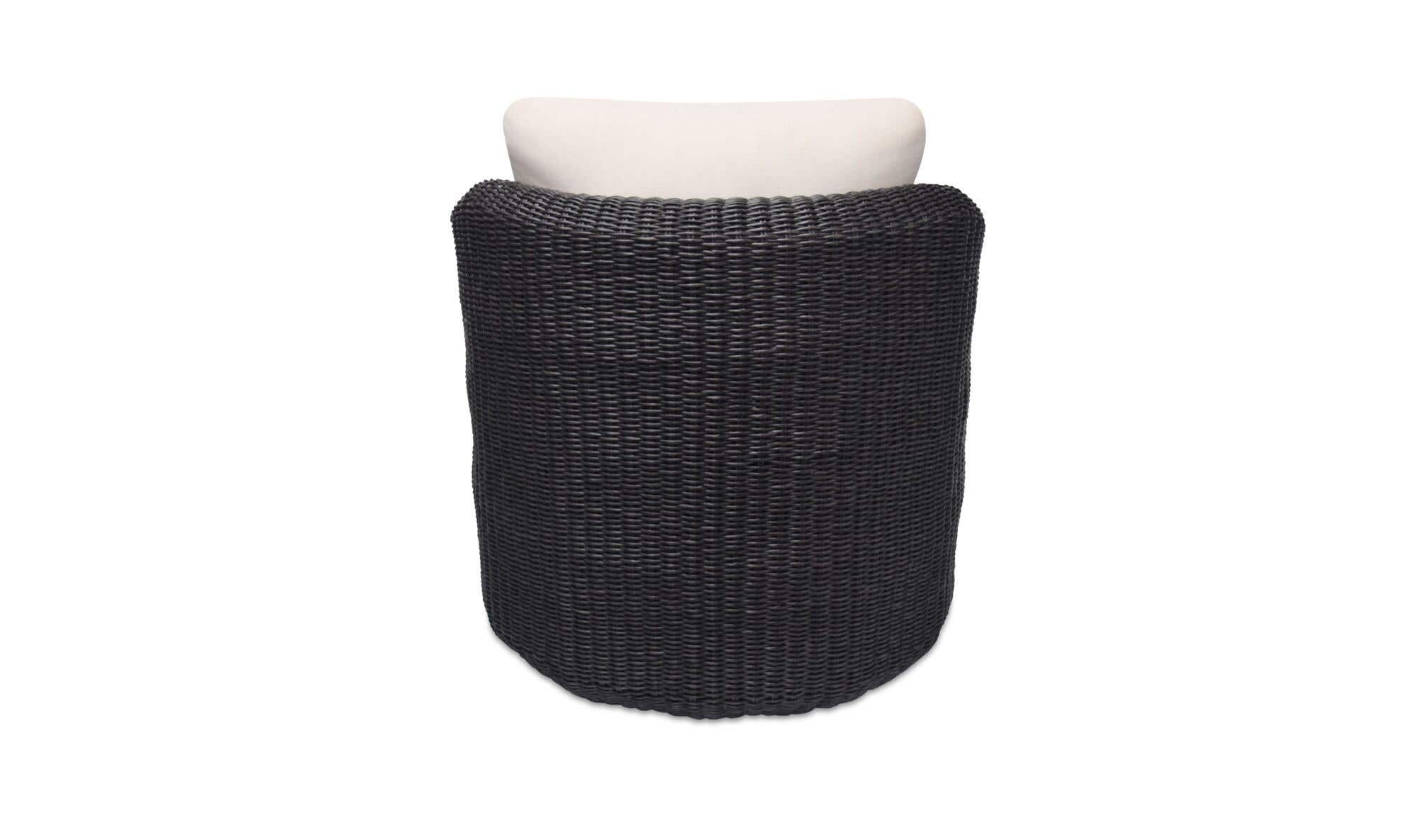 Bodhi Outdoor Swivel Accent Chair  Charcoal by Moe's Home Collection - view 8