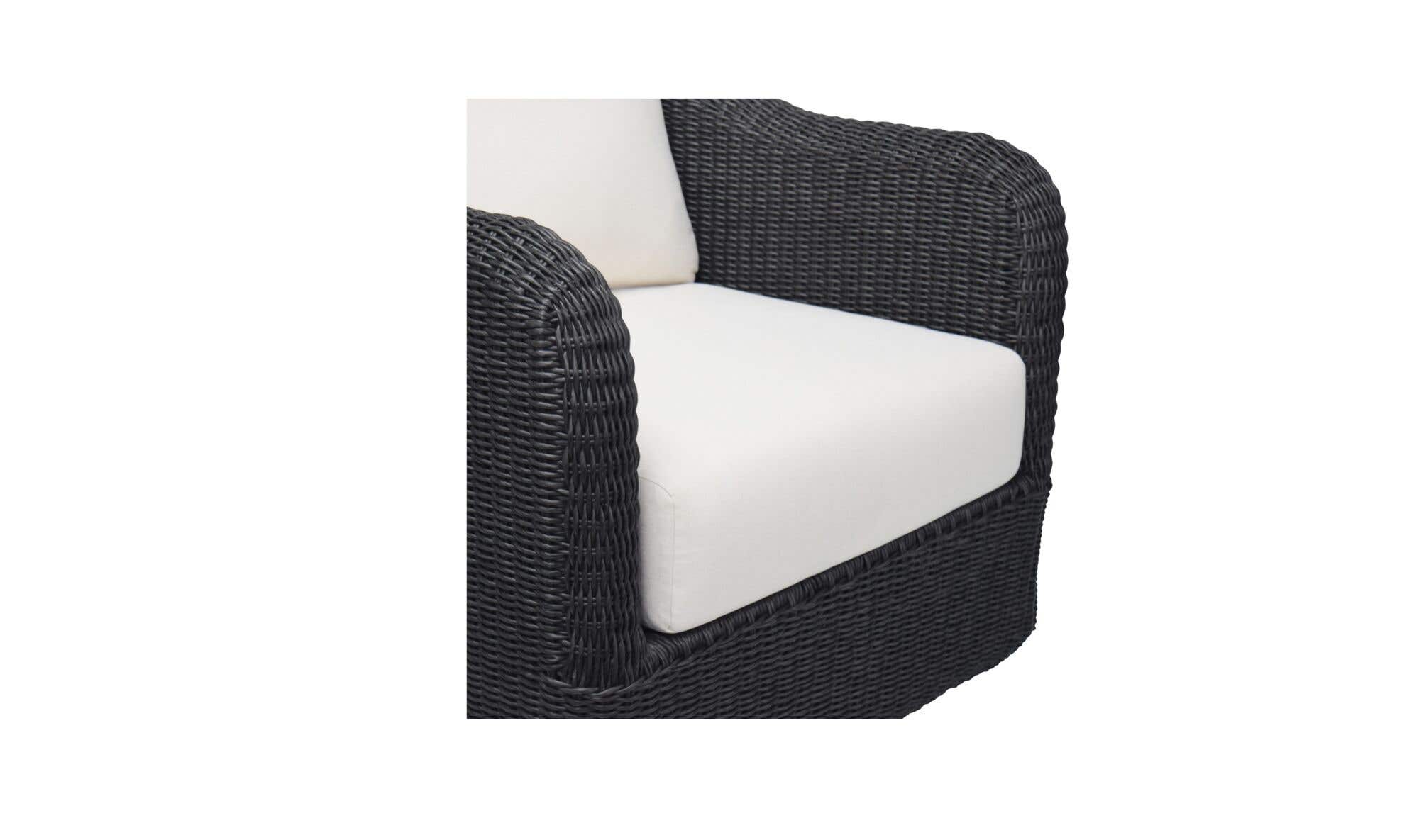 Bodhi Outdoor Swivel Accent Chair  Charcoal by Moe's Home Collection - view 11