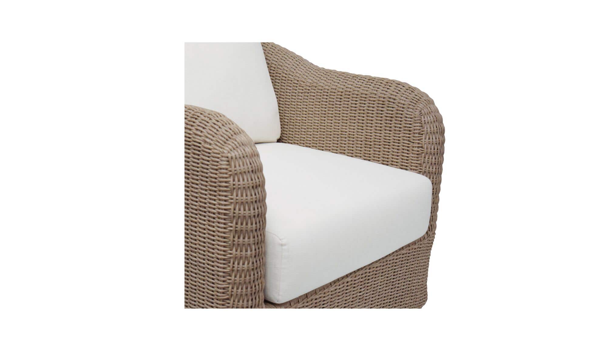 Bodhi Outdoor Swivel Accent Chair Natural by Moe's Home Collection - view 10