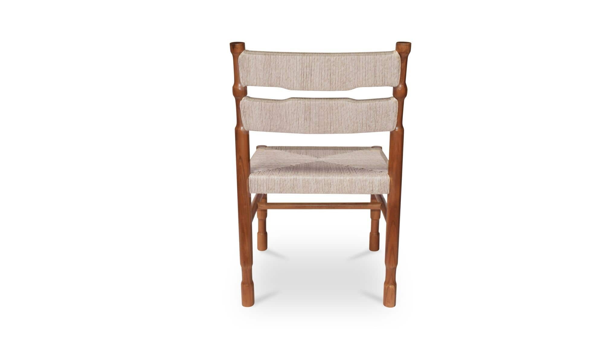 Raf Outdoor Dining Chair Natural - Set Of Two by Moe's Home Collection - view 6