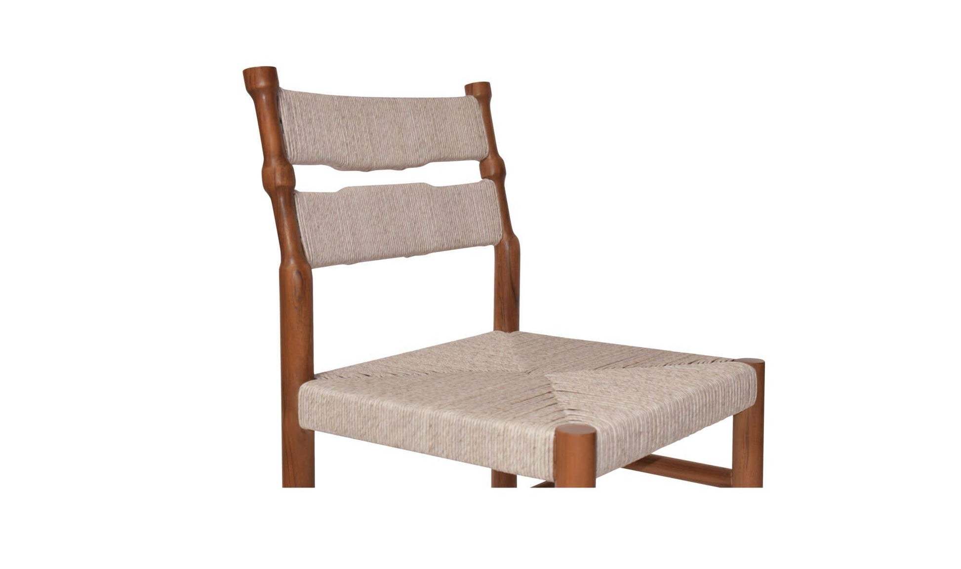 Raf Outdoor Dining Chair Natural - Set Of Two by Moe's Home Collection - view 7