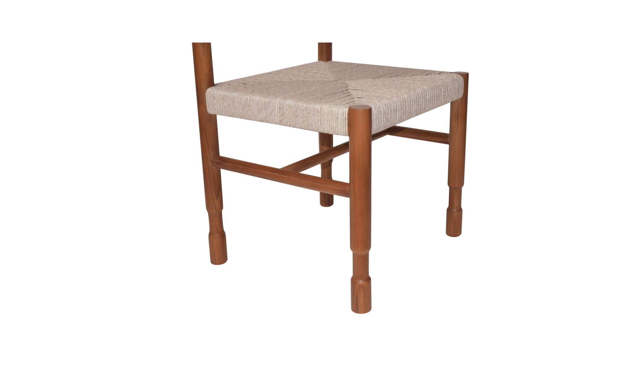 Raf Outdoor Dining Chair Natural - Set Of Two by Moe's Home Collection - view 8