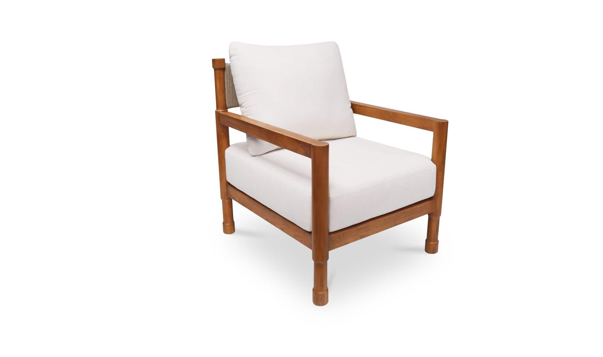 Raf Outdoor Accent Chair Natural by Moe's Home Collection - view 6