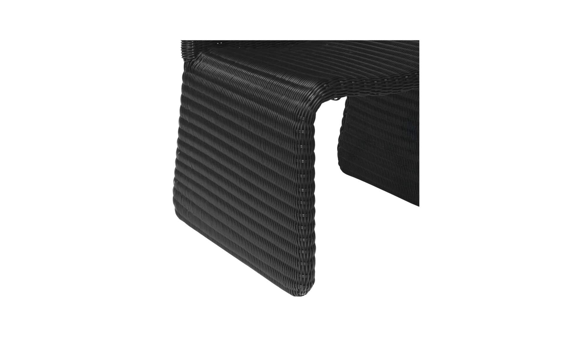 Ella Outdoor Dining Chair Charcoal-Set of Two by Moe's Home Collection - view 10
