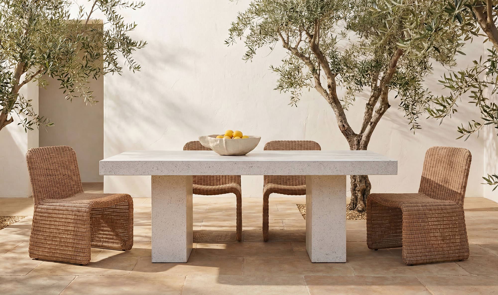 Ella Outdoor Dining Chair Natural-Set of Two by Moe's Home Collection - view 6