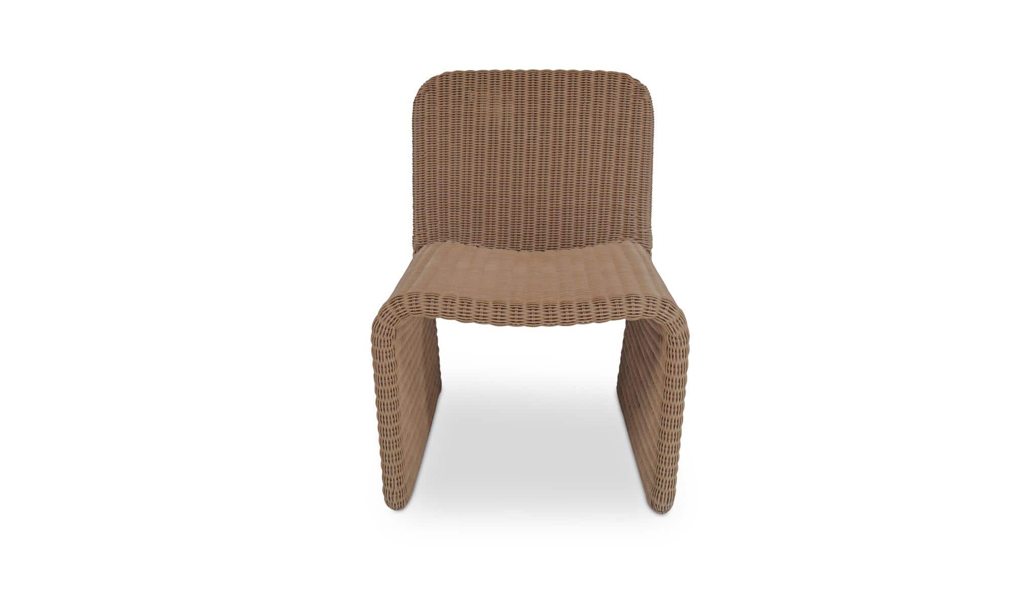 Ella Outdoor Dining Chair Natural-Set of Two by Moe's Home Collection - view 7