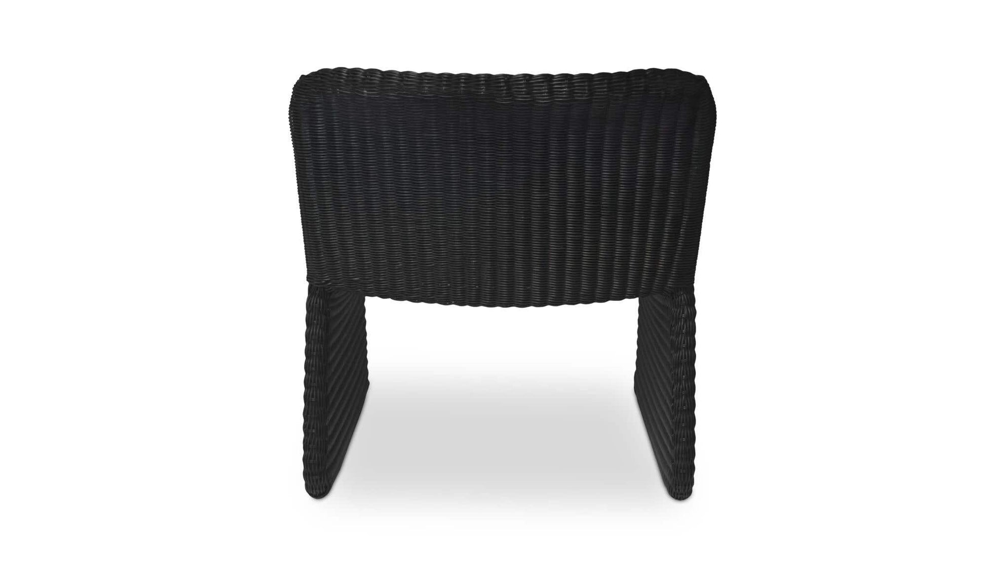 Ella Outdoor Accent Chair Charcoal by Moe's Home Collection - view 6