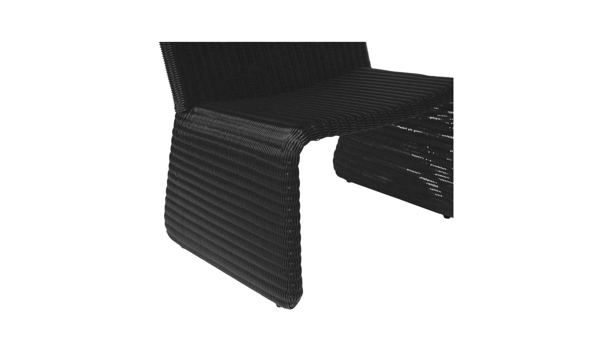 Ella Outdoor Accent Chair Charcoal by Moe's Home Collection - view 8