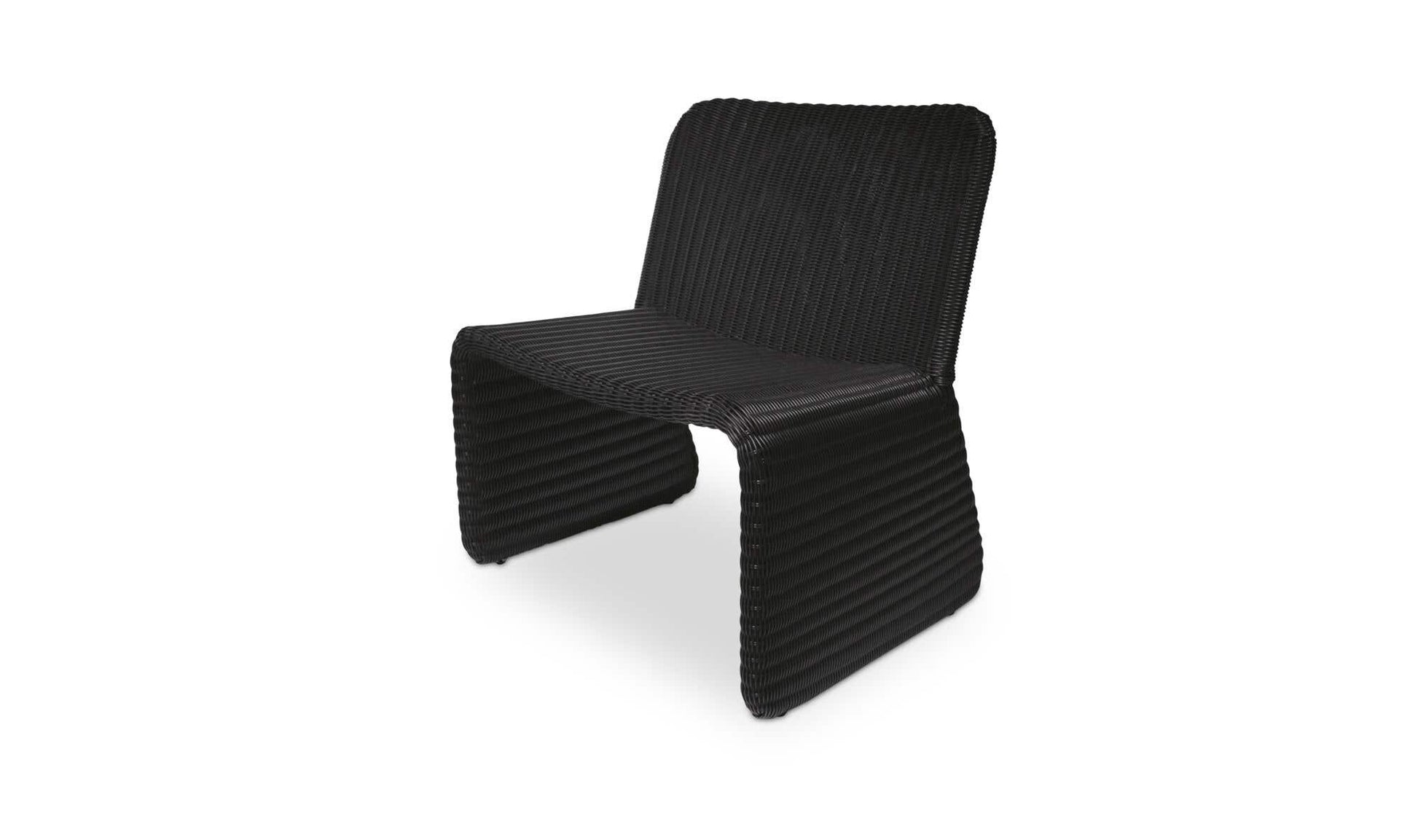 Ella Outdoor Accent Chair Charcoal by Moe's Home Collection - view 4