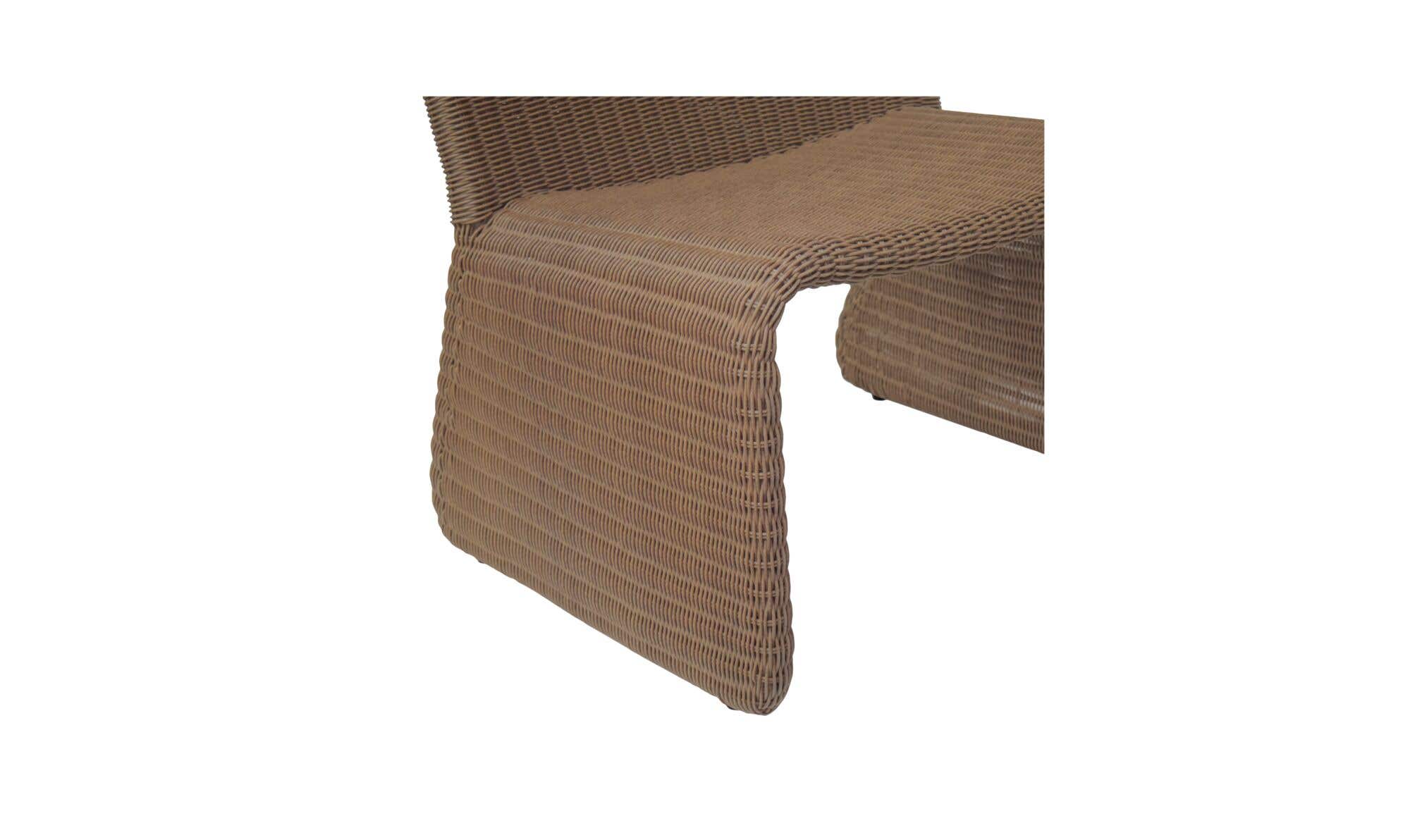 Ella Outdoor Accent Chair Natural by Moe's Home Collection - view 8
