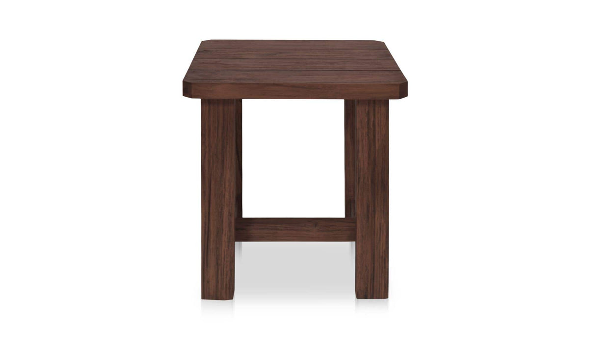 Marcus Outdoor Side Table Brown by Moe's Home Collection - view 2