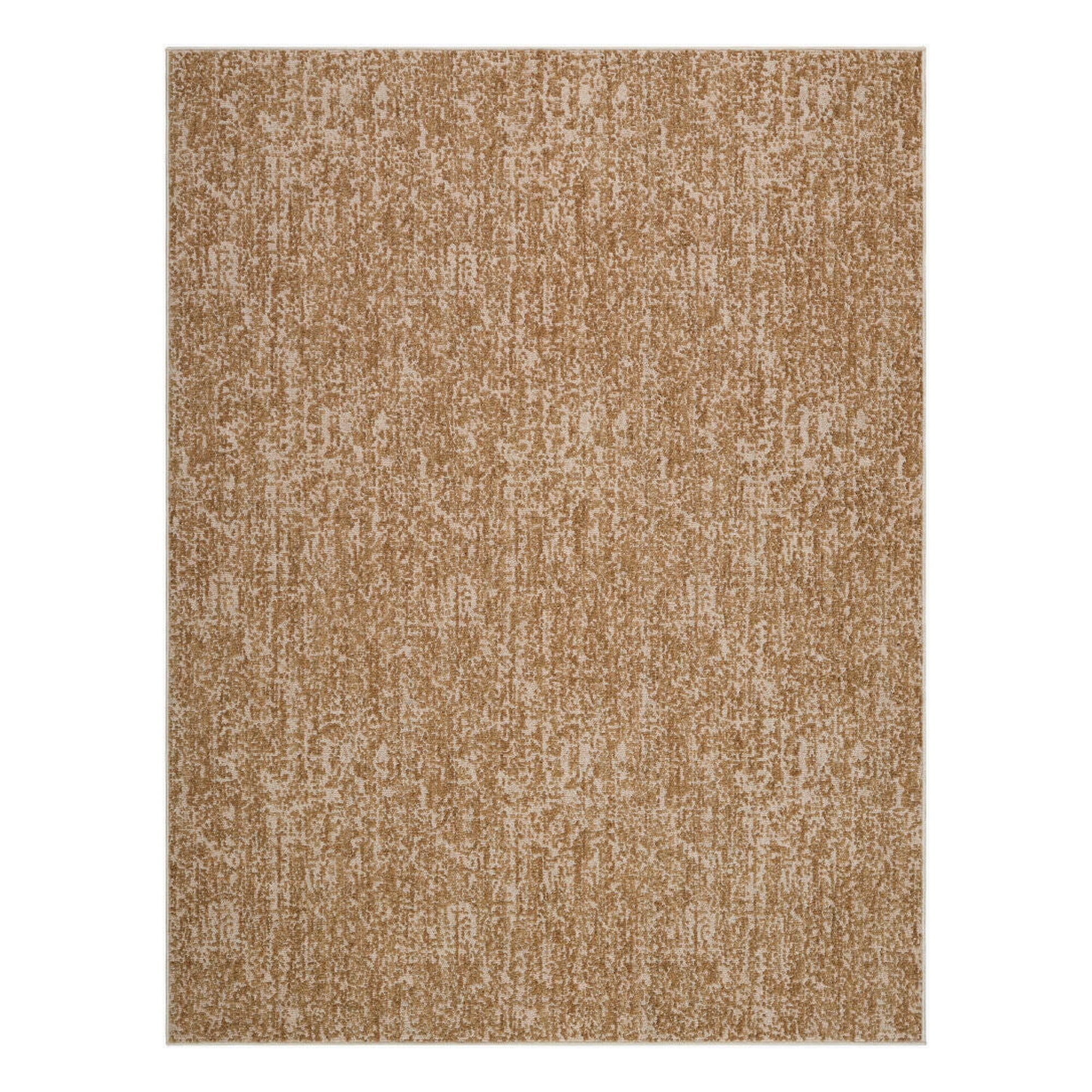 Ethnic Beige/Medium Brown Machine Woven Rug - 12' x 15'