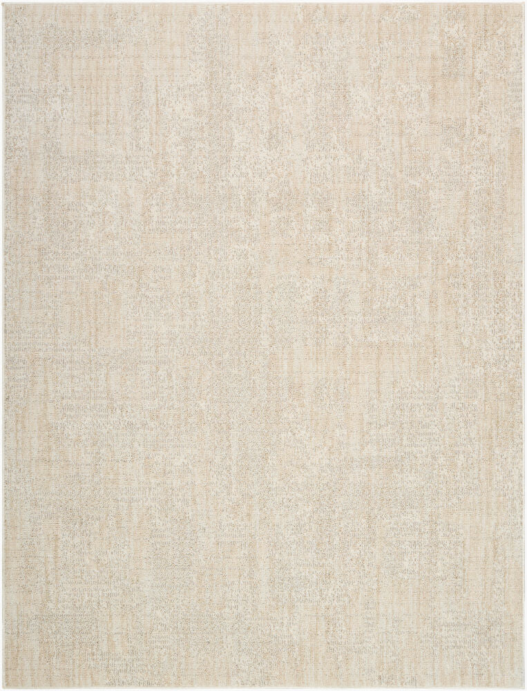 Ethnic Beige/White Machine Woven Rug - 12' x 15'
