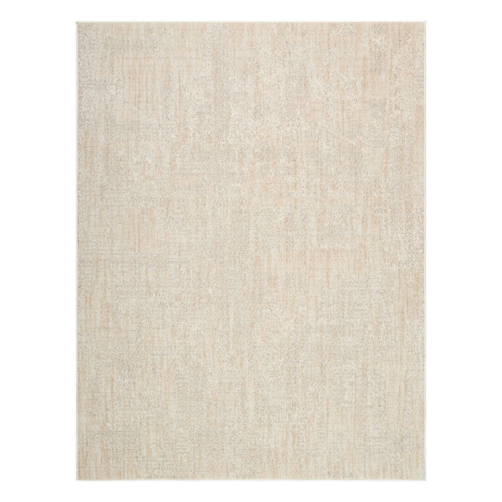 Ethnic Beige/White Machine Woven Rug - 12' x 15'