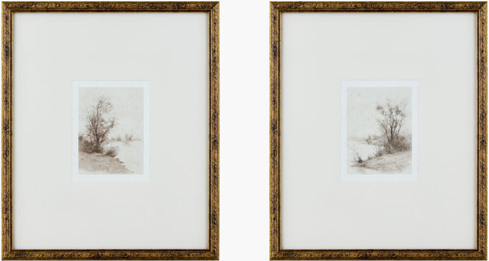 Evening Framed Art - 19"H x 16"W x 1"D