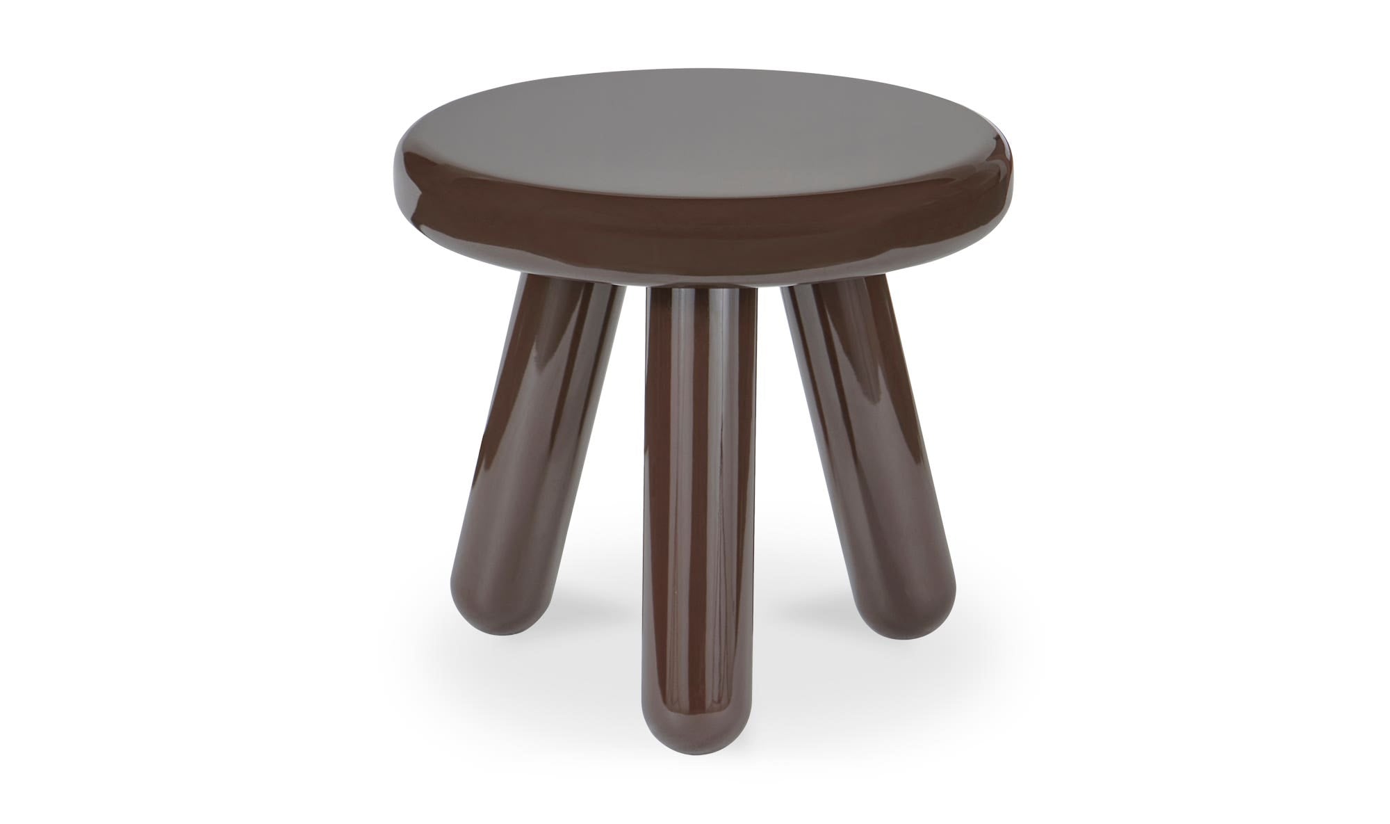 Joy Accent Table Dark Brown Lacquer by Moe's Home Collection - view 8