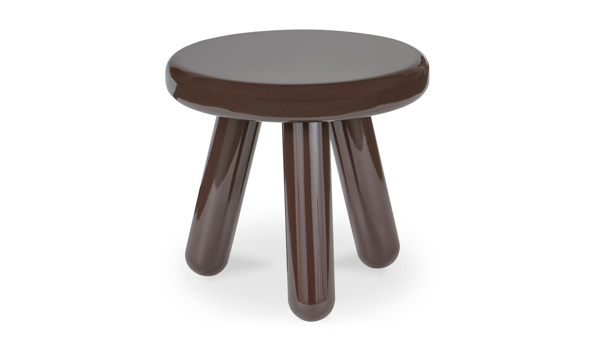 Joy Accent Table Dark Brown Lacquer by Moe's Home Collection - view 9