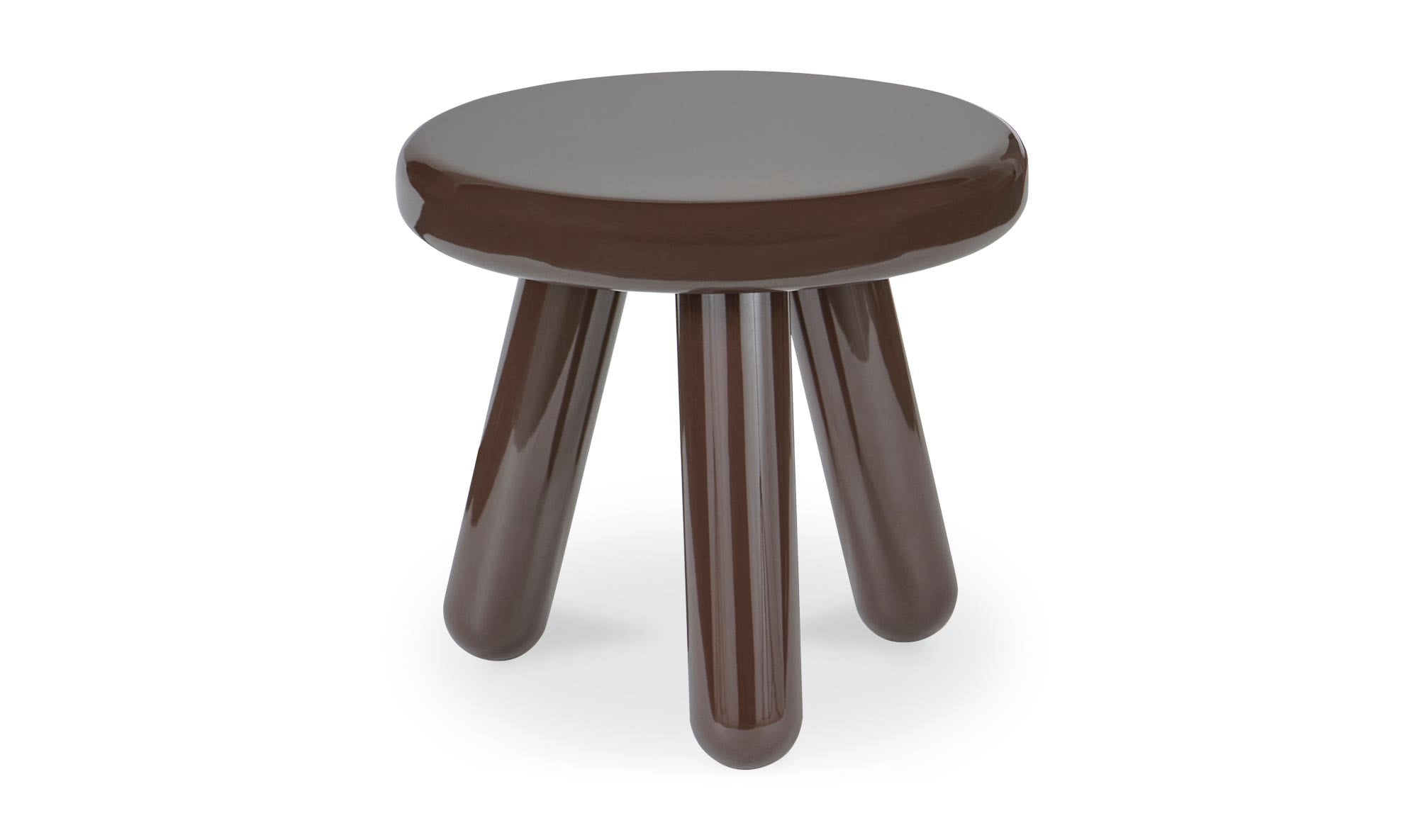 Joy Accent Table Dark Brown Lacquer by Moe's Home Collection - view 9