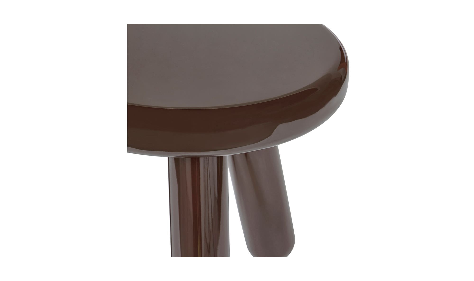 Joy Accent Table Dark Brown Lacquer by Moe's Home Collection - view 10