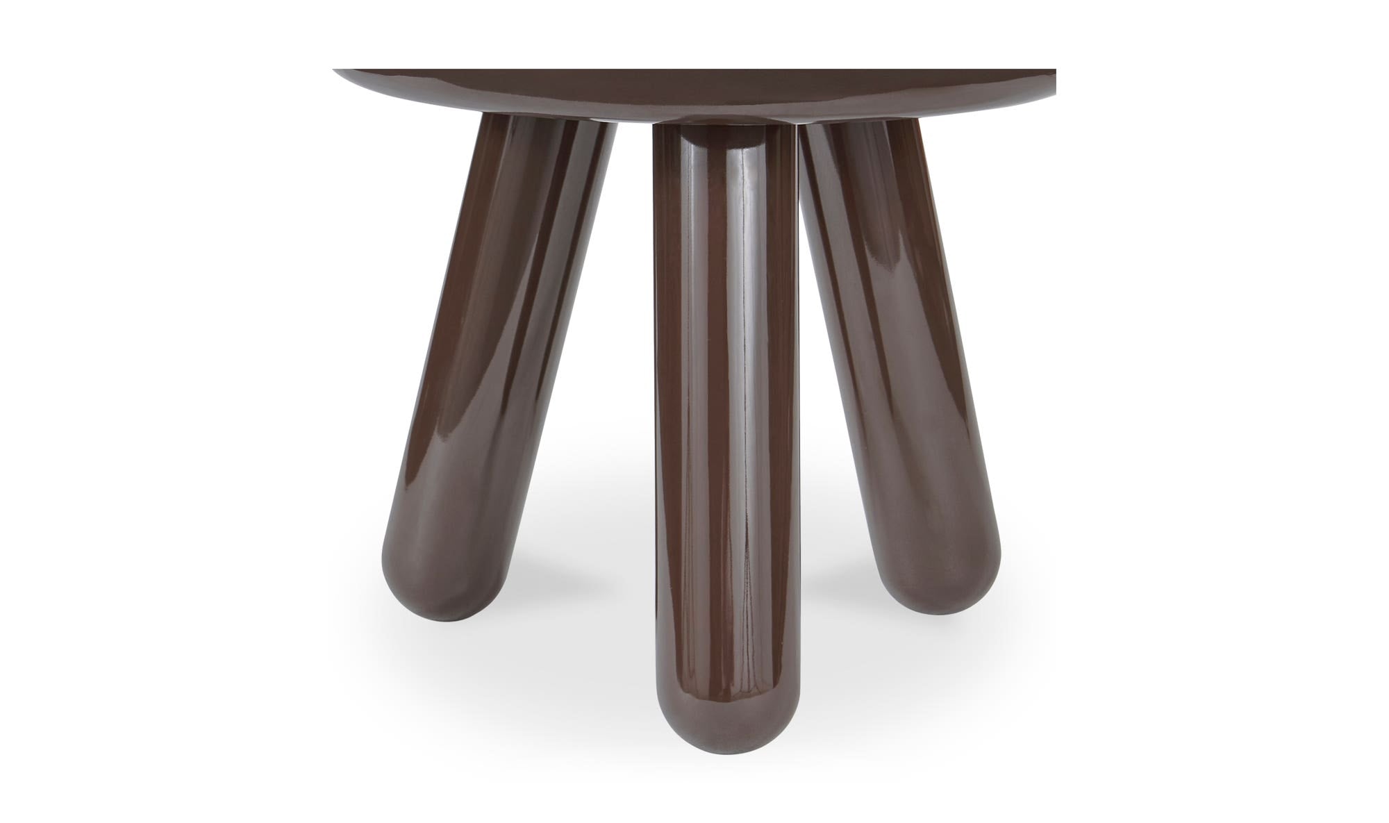 Joy Accent Table Dark Brown Lacquer by Moe's Home Collection - view 11