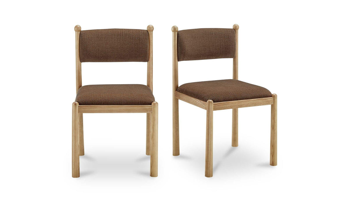 Villetta Dining Chair Warm Brown - Set of Two by Moe's Home Collection - view 2