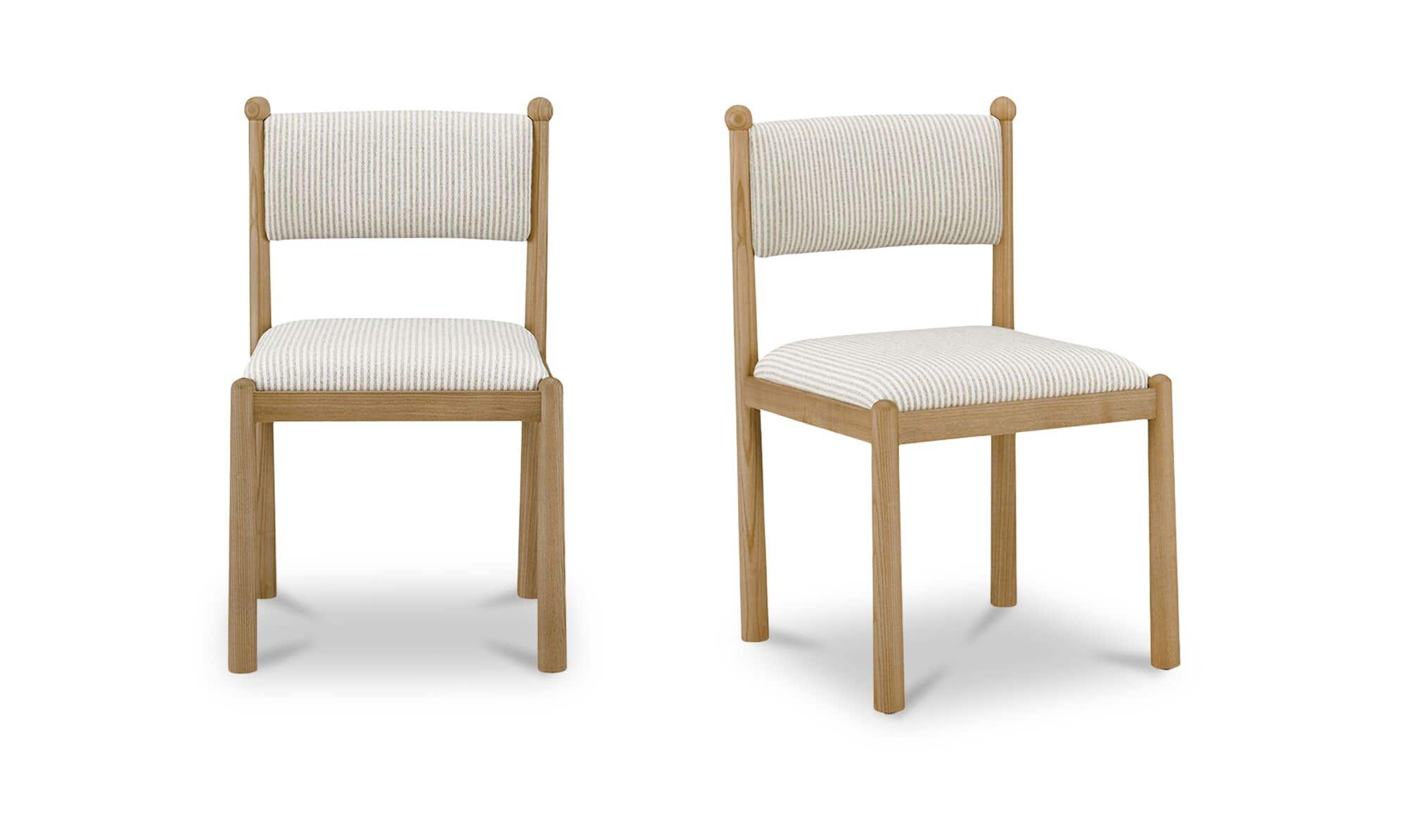Villetta Dining Chair Stripe - Set Of Two by Moe's Home Collection - view 8