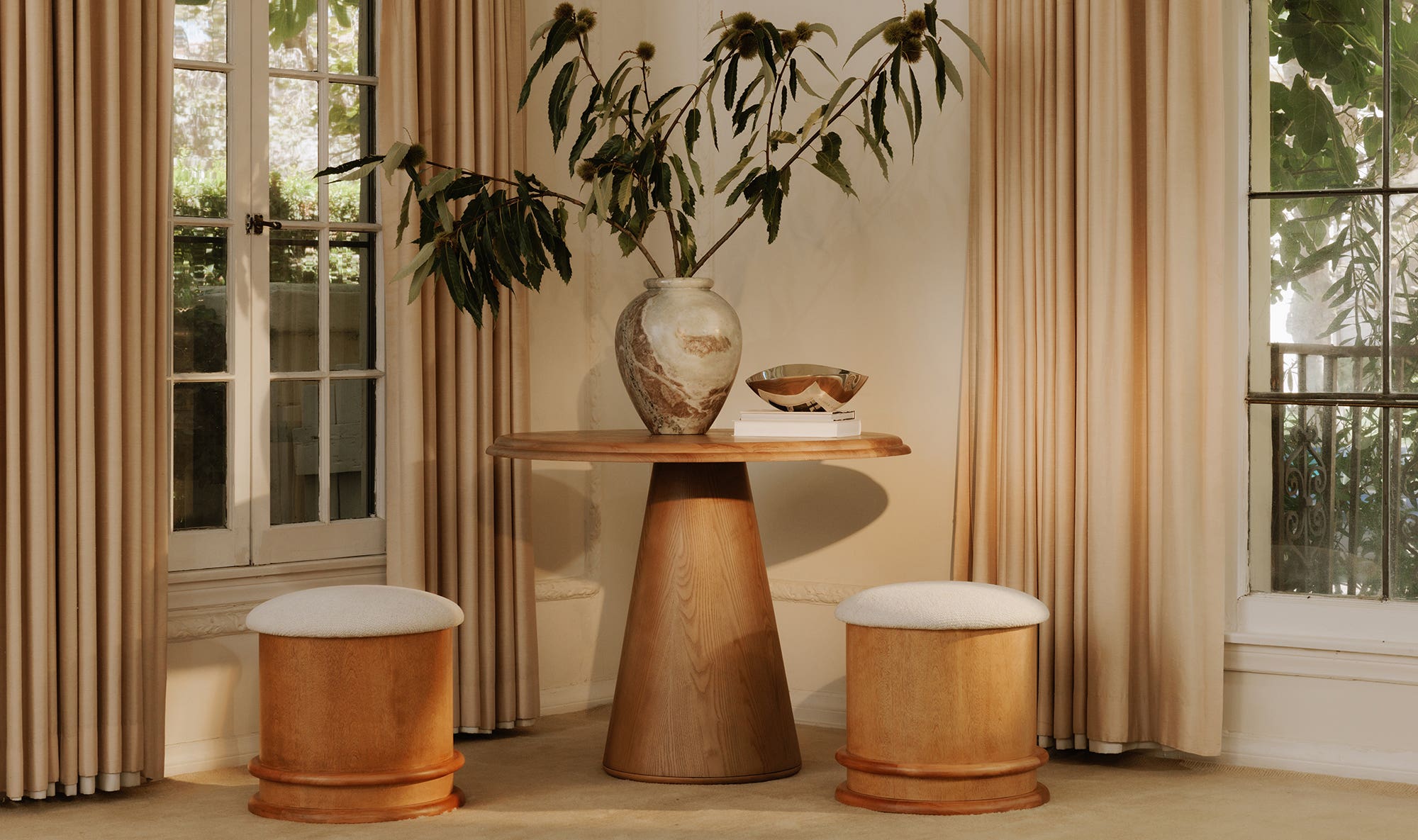 Tutto Cafe Table Natural by Moe's Home Collection - view 6