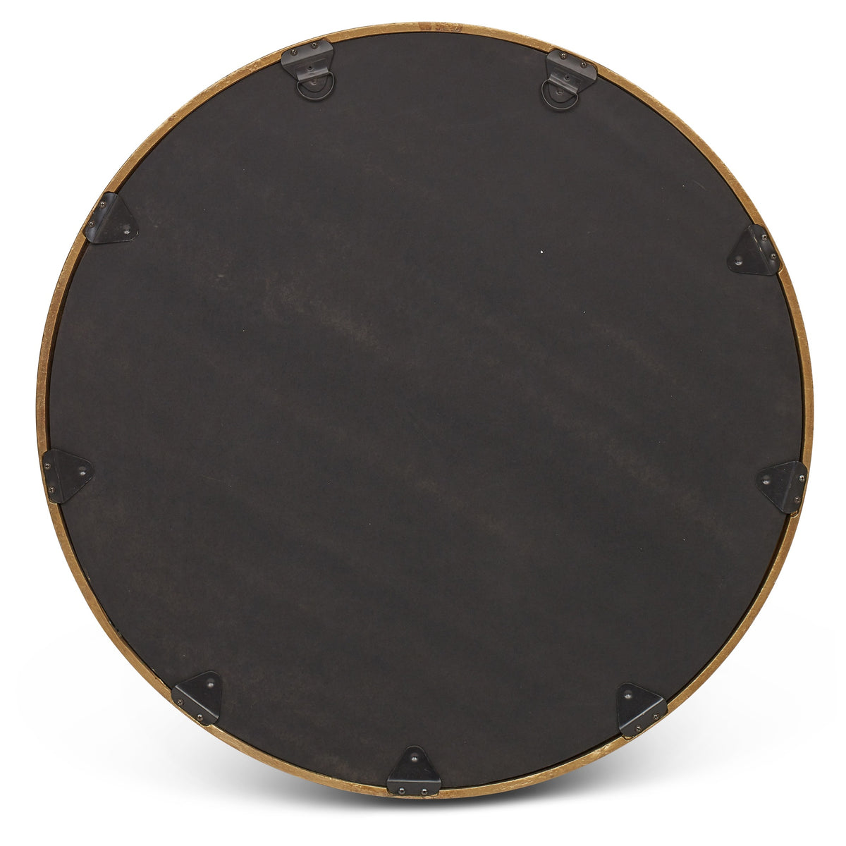 Elements Samar Round Mirror 39"Dia. - Antique Brass by Urbia - detail 4