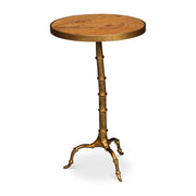 Brightleaf Table Gold Finish by Sarreid Ltd